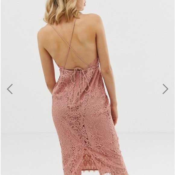 Midi Length Lace Pencil Dress from ASOS - Picture 2 of 4